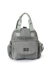 Mochila de nylon Gris