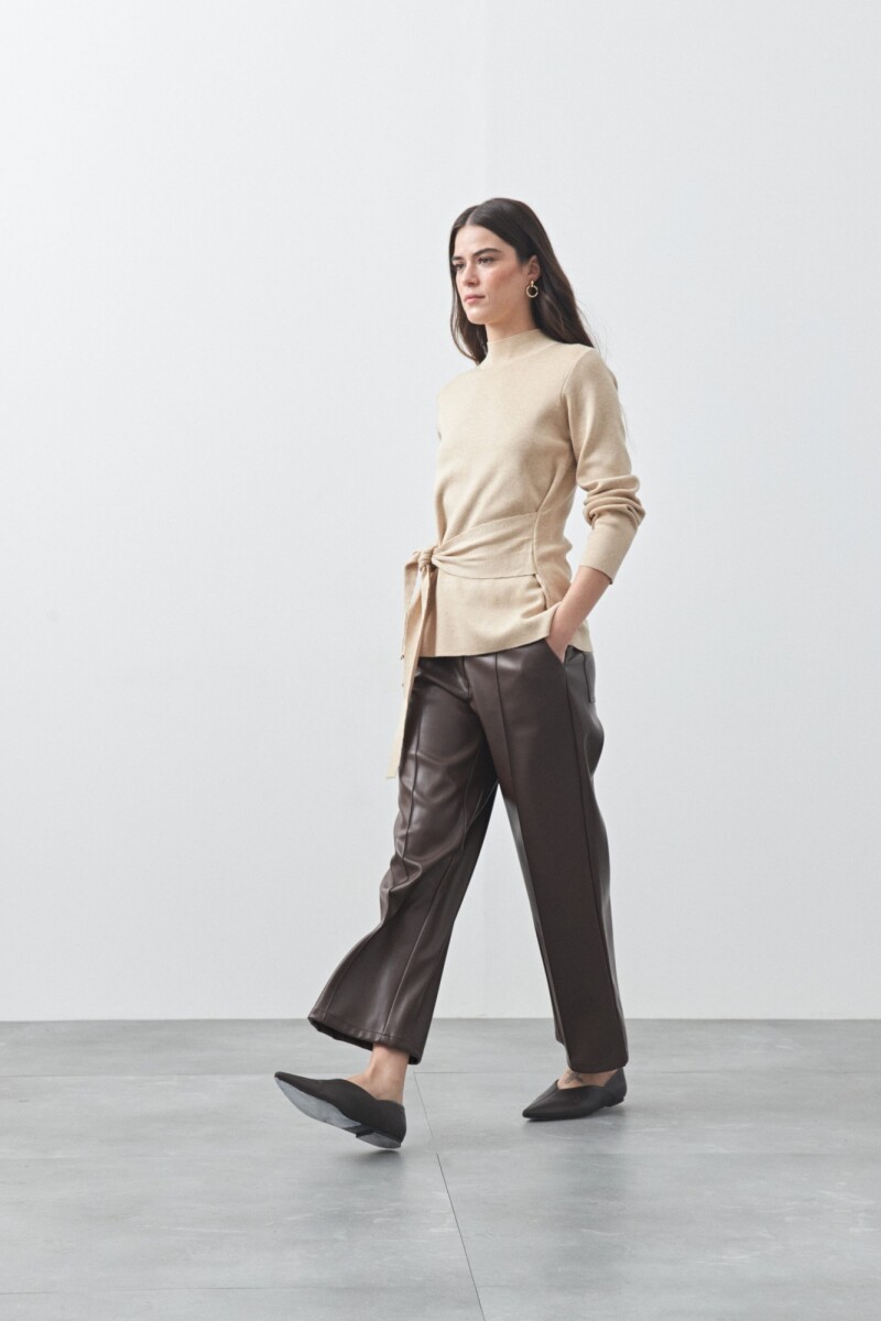 POLERA CORNELIA Beige Melange