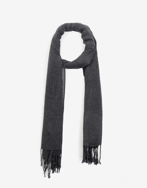 Bufandas Special Price Bufanda Con Flecos - Negro
