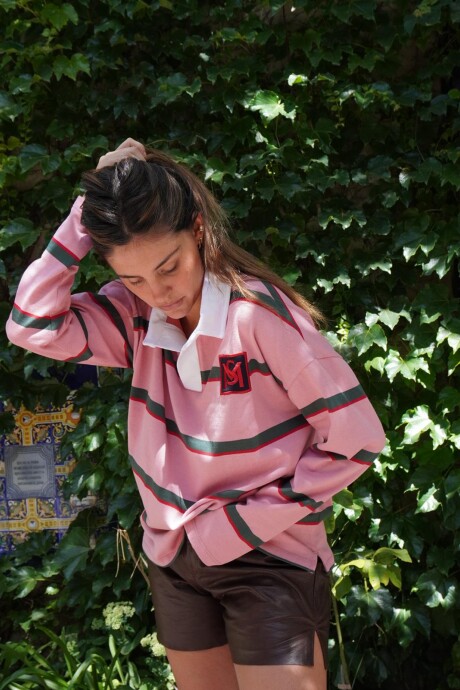 Tercer Tiempo Sweater Rosado / Verde