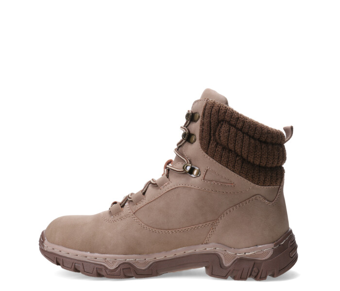 Botas de Mujer Miss Carol MOUNTY acordonada Beige