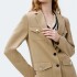 BLAZER FEM CAQUI
