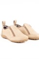 Zapato zipper calado Natural