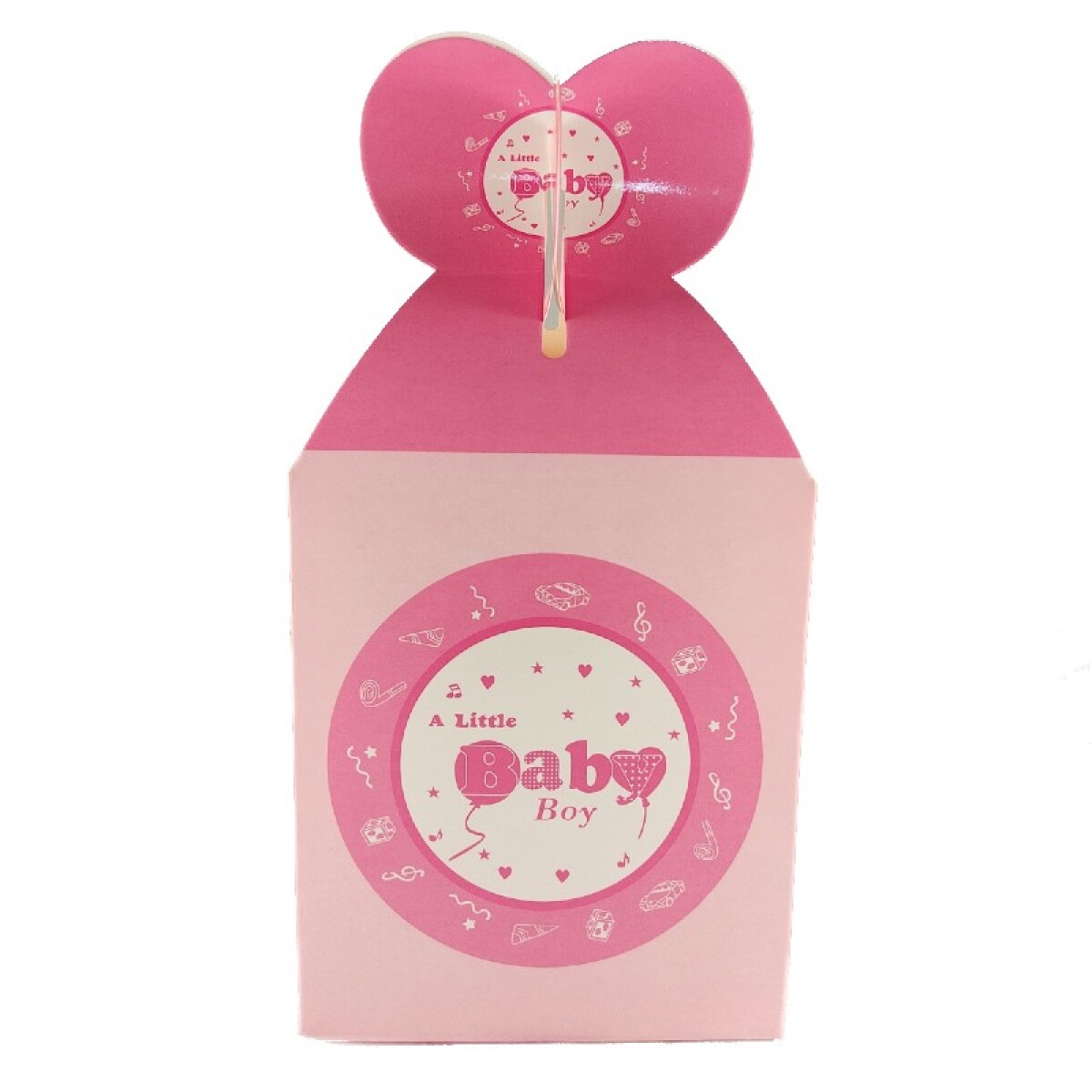 Cajita Diseño Baby Shower x10 Und - Rosada 