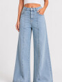 Pantalon Aprile Celeste Grisaceo