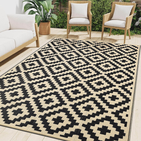 Alfombra Impermeable Patio Exterior Mosaico 150x240 M1