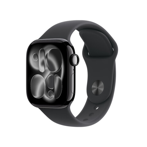 APPLE WATCH SERIES 11 GPS 42MM JET BLACK ALUMINIUM CASE BLACK SPORT BAND M/L APPLE WATCH SERIES 11 GPS 42MM JET BLACK ALUMINIUM CASE BLACK SPORT BAND M/L