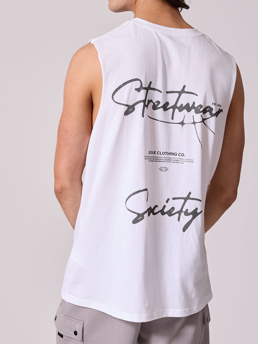 MUSCULOSA RUNDA DIXIE - Blanco 