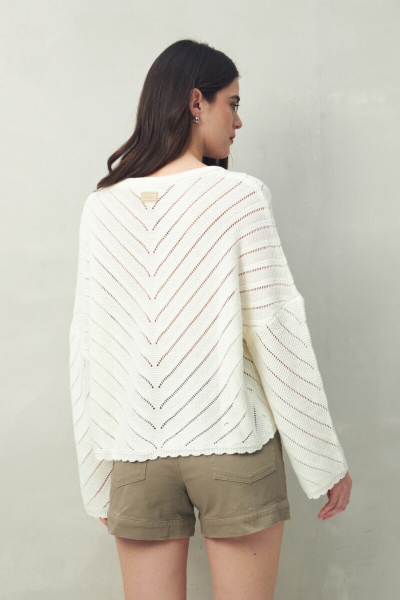 SWEATER CAPUCINE Crudo