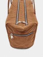 Bolso Bowling De Nylon camel
