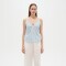 Musculosa Cusia Celeste Claro