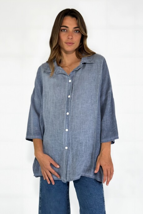 CAMISA VERNAZZA Azul