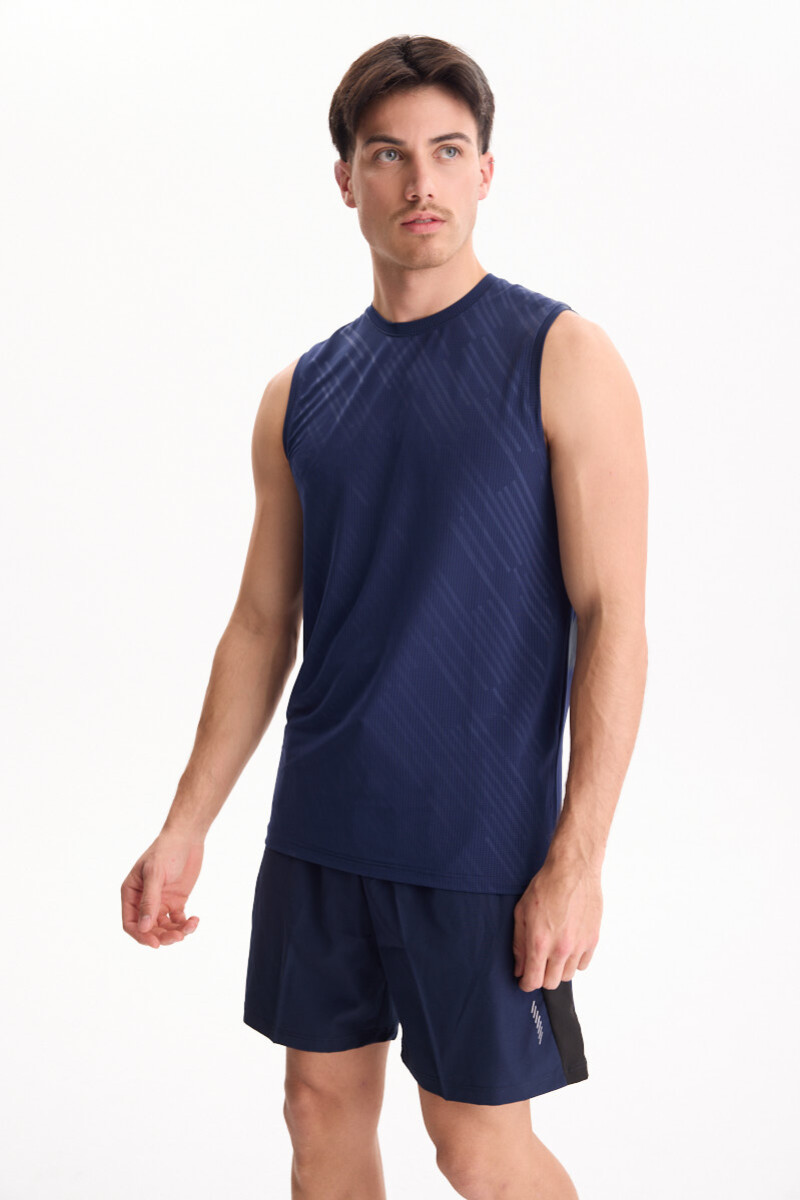 Remera DryFit Shift Azul