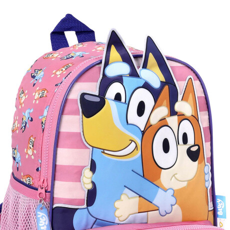 Mochila Infantil Bluey 30cm Estampa Original Escolar Rosa2