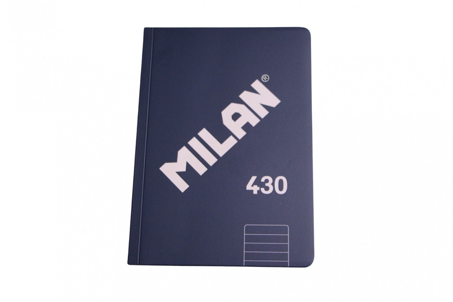 CUADERNO MILAN TAMAÑO A5 RAYADO DE 48 HOJAS COLOR AZUL 