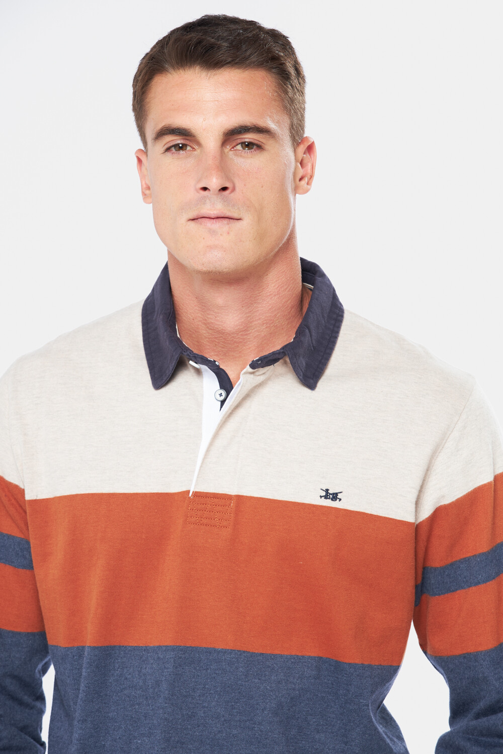 REMERA POLO RAYADA Arena