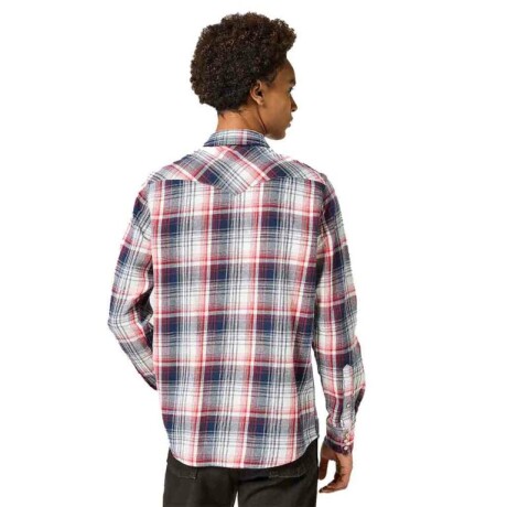 Camisa Wrangler de Hombre - WESTERN - W112357243REDBLUE RED