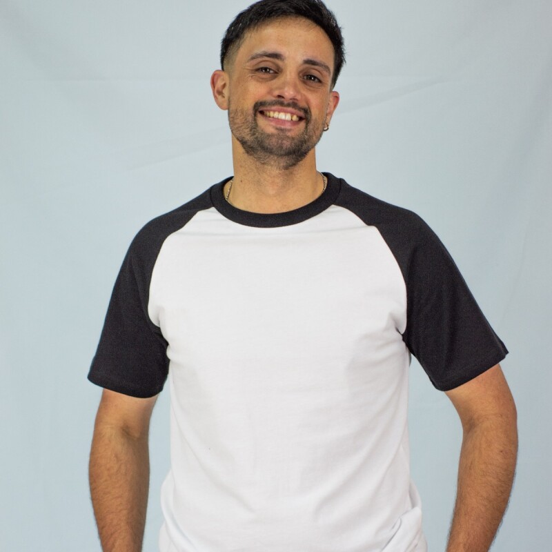 Remera Combinada Summer Black