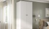Ropero Americano PLUS 2 puertas + 2 Cajones - 100%MDF Blanco