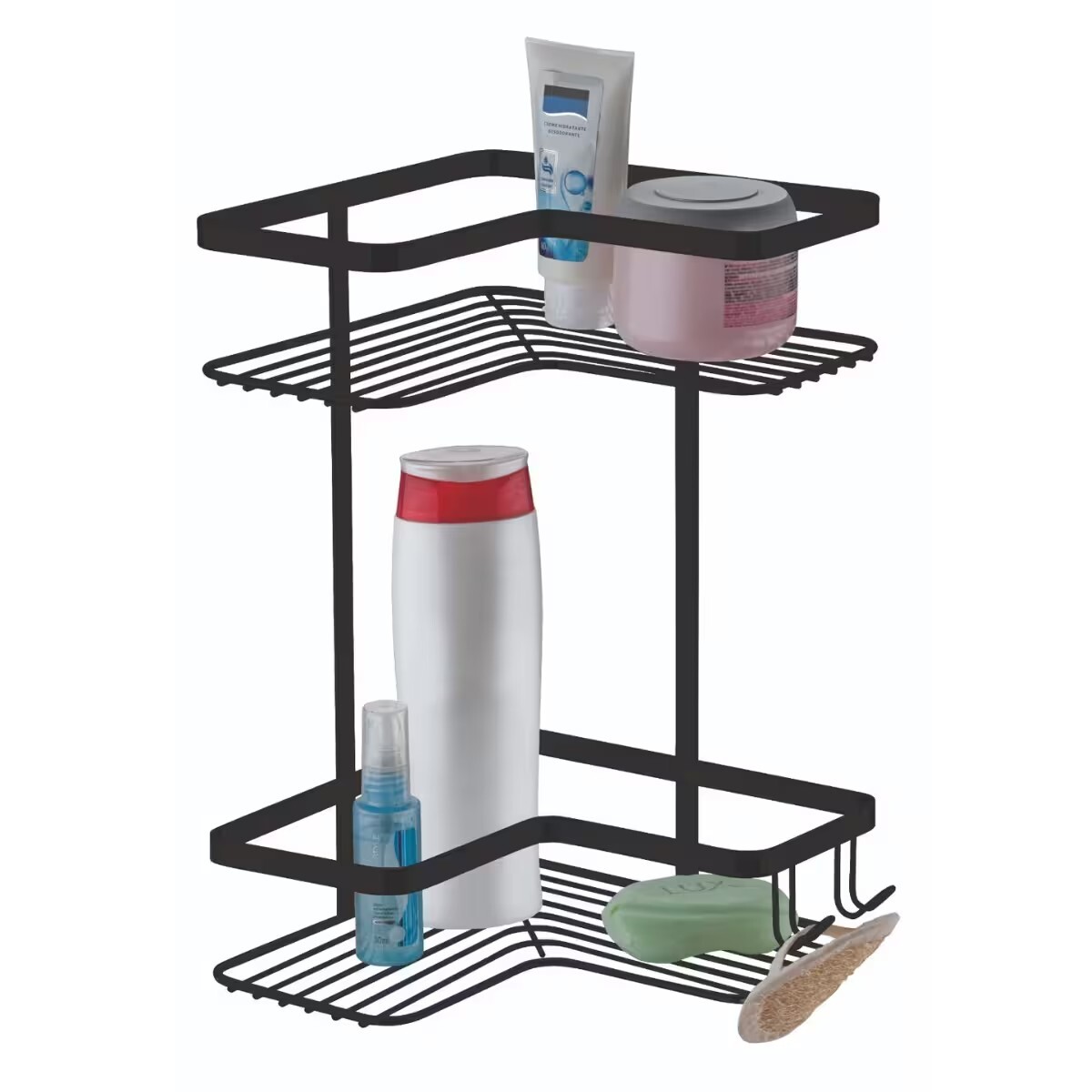 Esquinero Doble Perfezione Negro Mate 