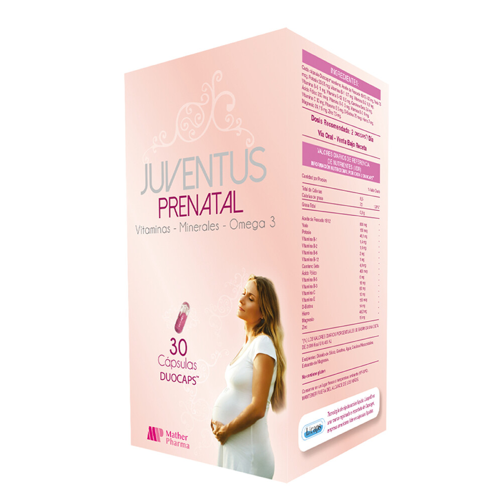 JUVENTUS PRENATAL CJ X 30 CAPS. BLANDAS única