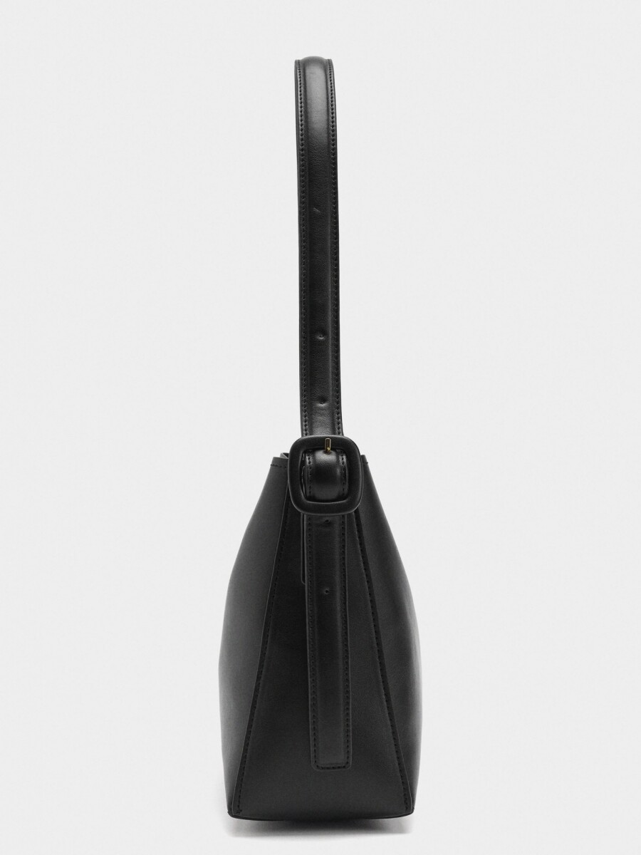 Bolso De Hombro Liso negro