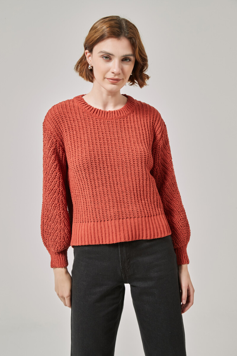 Sweater Eneldo - Terracota 