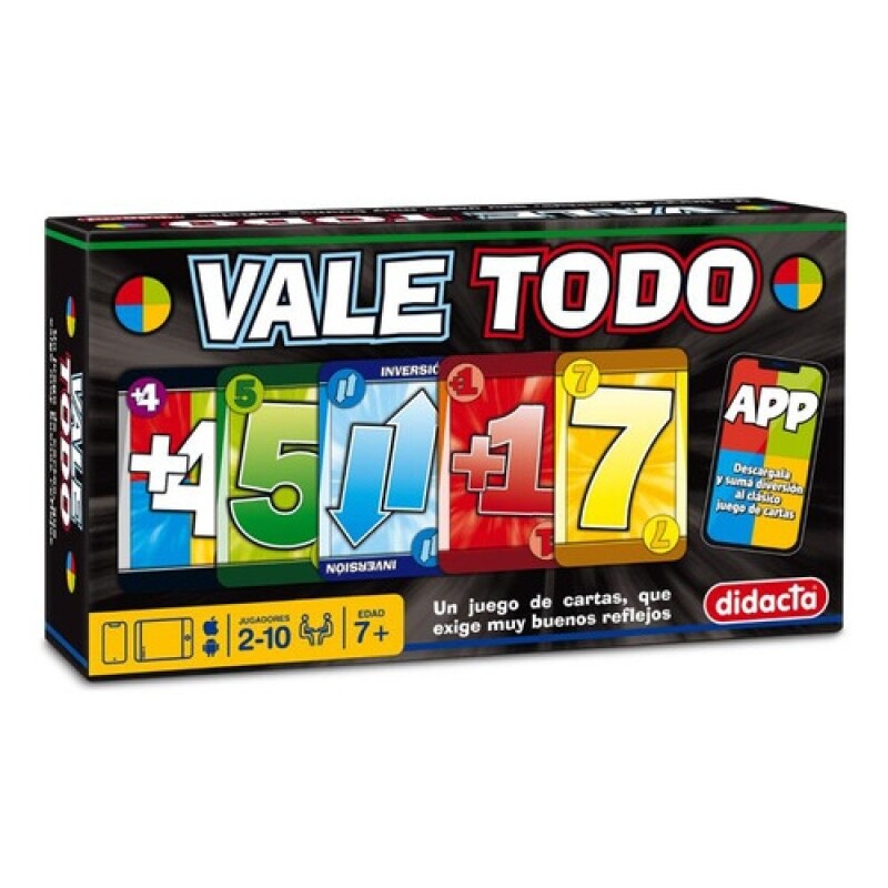 Juego Vale Todo con App para celular Didacta Juego Vale Todo con App para celular Didacta