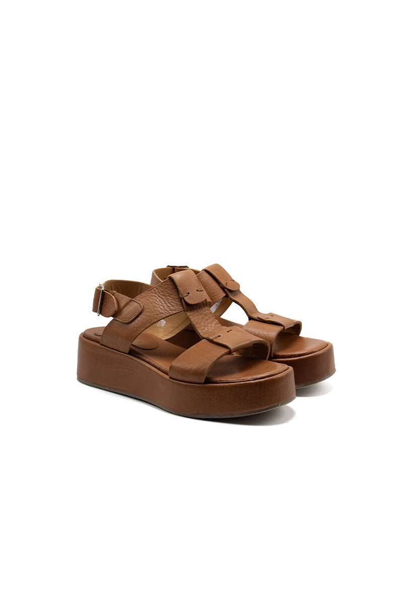 Sandalia Zina - Camel 