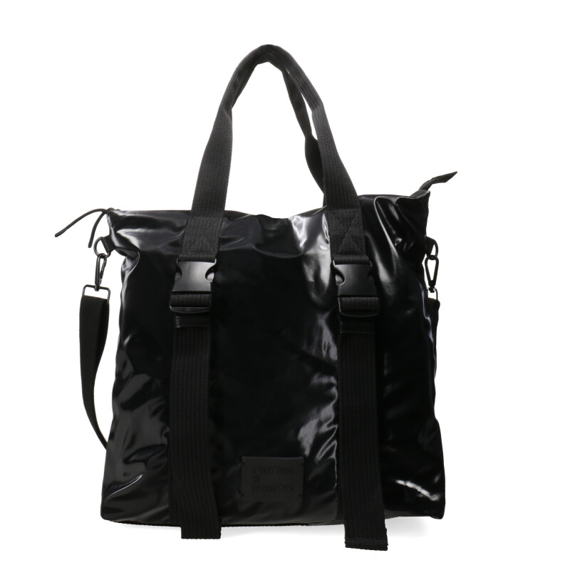 Bolso Miss Carol Bexa Material Charol Negro