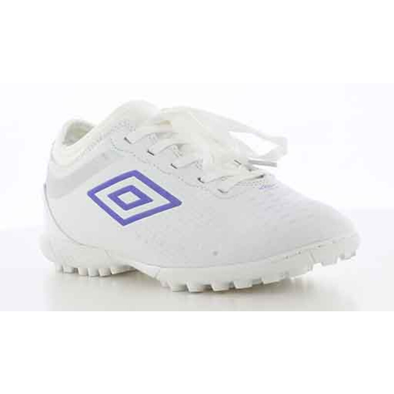 Championes de Fútbol 5 Infantiles Umbro Velocita Blanco - Violeta
