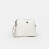 Bandolera Dyna en efecto cuero zaffiano Blanco
