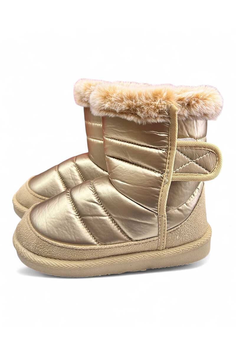 BOTA NIÑA NYLON FORRADA Dorado