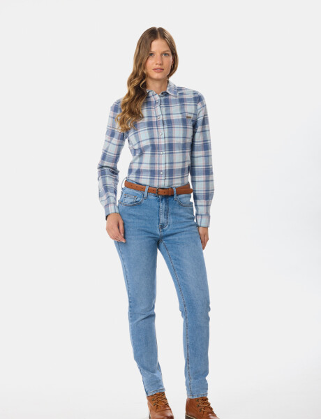 PANTALÓN DE JEAN SKINNY Azul