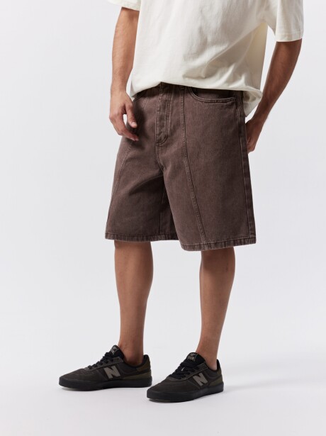 BERMUDA DENIM LINEA MARRON