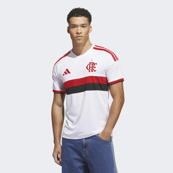 Camiseta Adidas Visitante CR Flamengo 26 Blanco