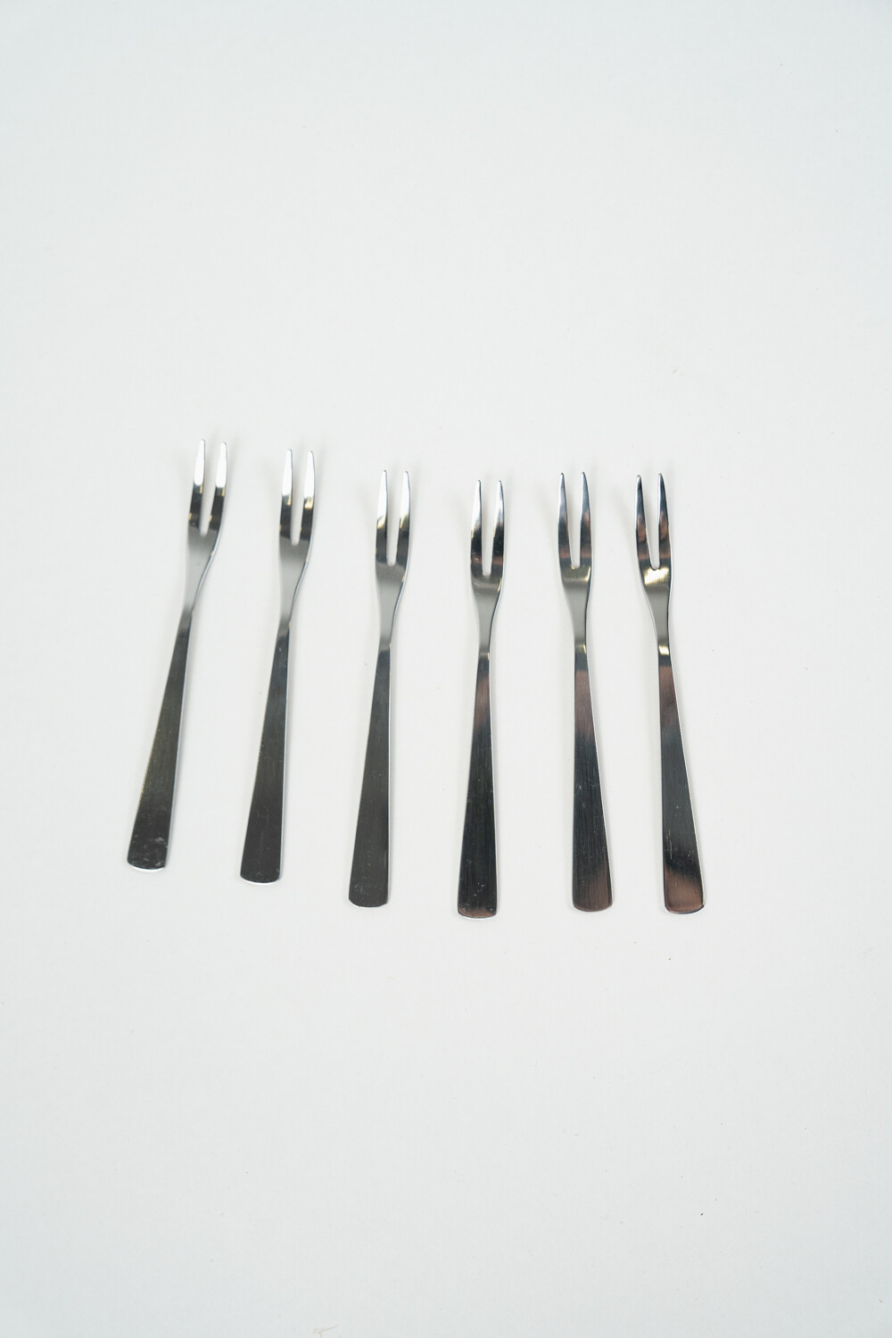 Tenedor Para Fruta Asher, Set 6 Un. Plateado Color Unico