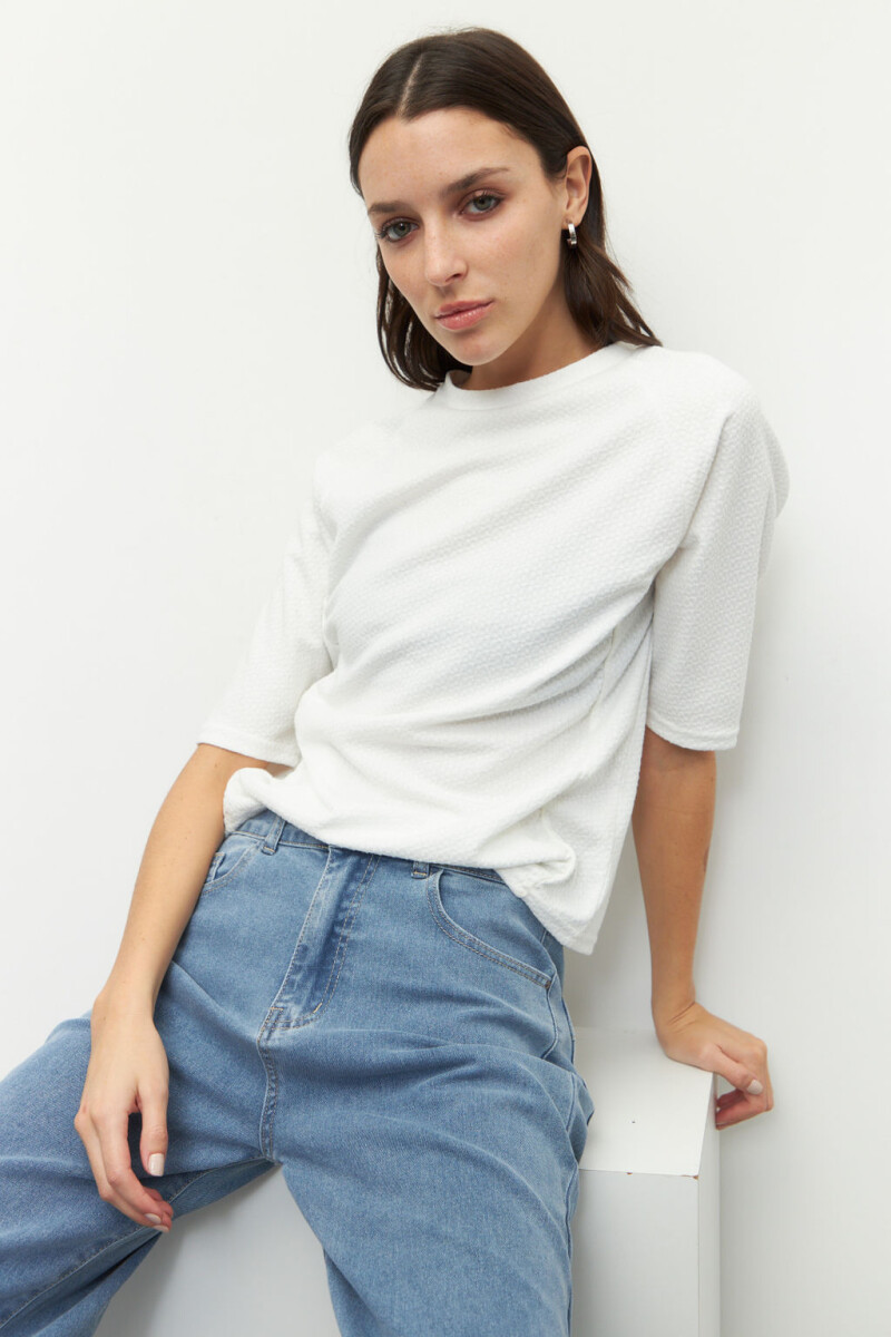 REMERA FRANCO Blanco