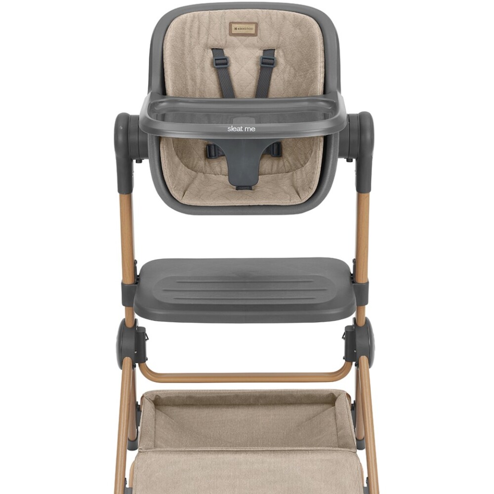 Colecho y silla de comer 2 en 1 SLEAT KIKKABOO beige