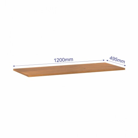 Tapa para bajo mesada 120 cm Roble