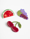Horquillas con Accesorios Frutas Set De 3 Horquillas En Forma De Frutas. - Combinacion Multicolor