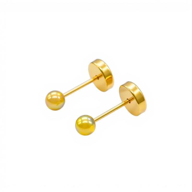 Abridores Bolita-Oro 18k-Sin piedra-AB9539 sinpiedra