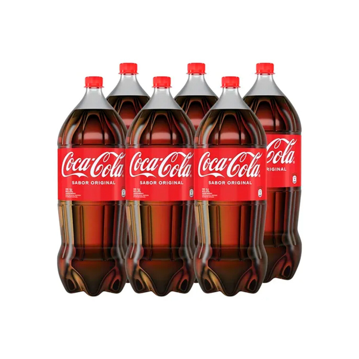 FUNDA COCA COLA 3 LTS X 6 UN 