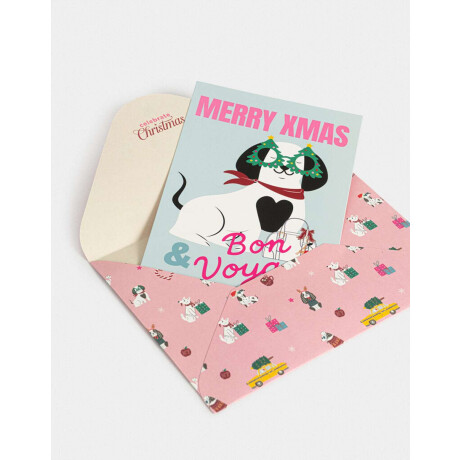 Set De Postales Navideñas Combinacion Multicolor