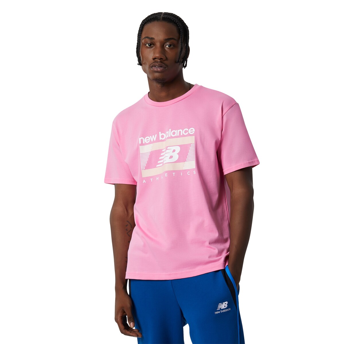 Remera New Balance de Hombre ATHLETICS AMPLIFIED-MT21502VPK - RED 