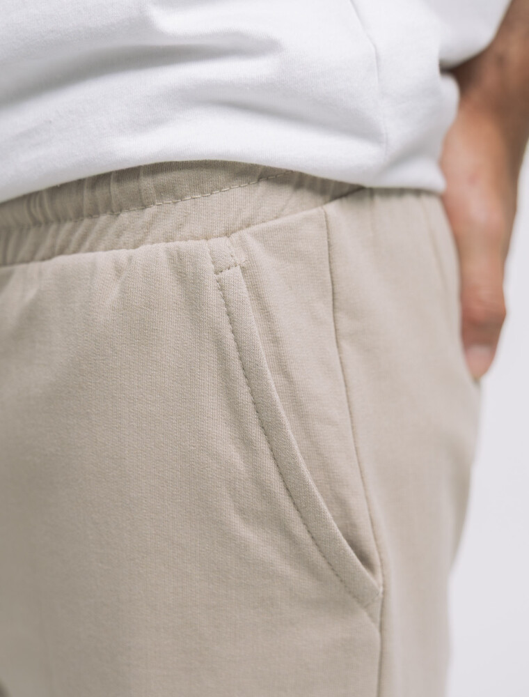 Short de Felpa French Terry SR-24 Beige