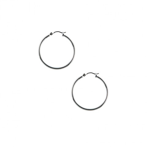 Aro Pe 39Mm Hoop Silver