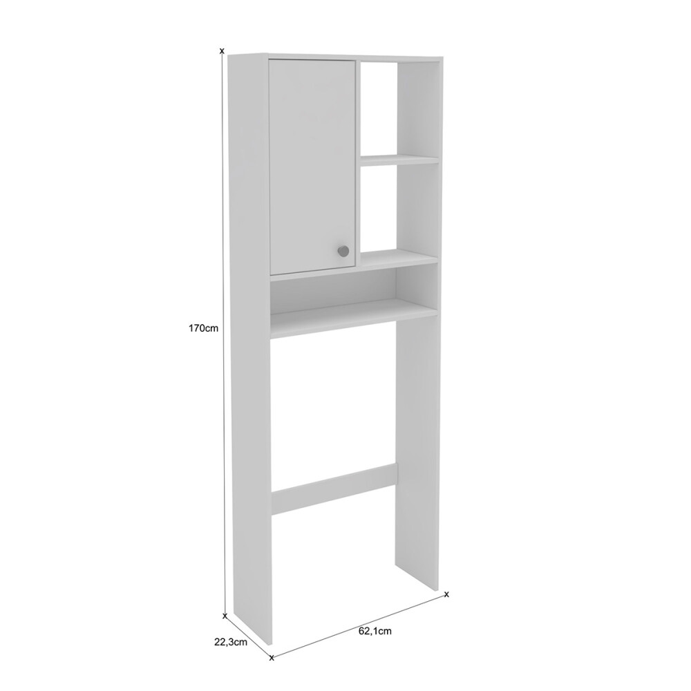 MUEBLE SOBRE INODORO ALTO BLANCO Mueble Sobre Inodoro Alto Blanco