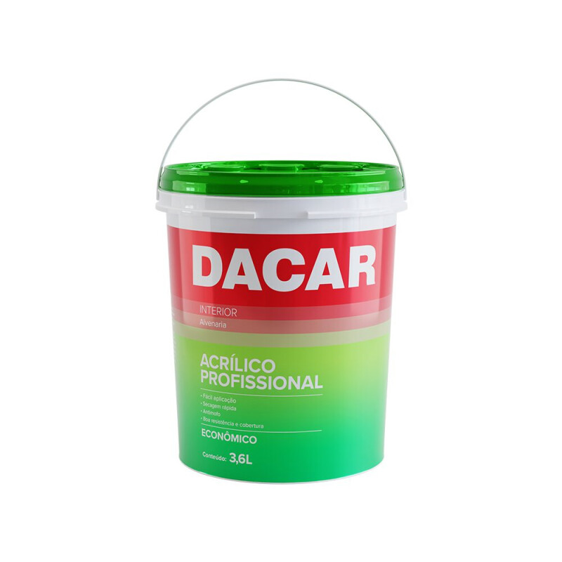 DACAR LATEX ACRILICO PROFESIONAL TANGERINA 3.6 LITROS Dacar Latex Acrilico Profesional Tangerina 3.6 Litros