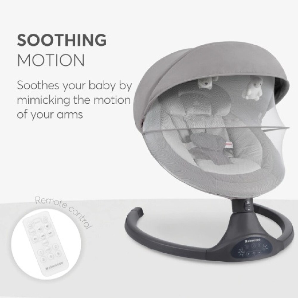 Mecedora codie KIKKABOO GRIS